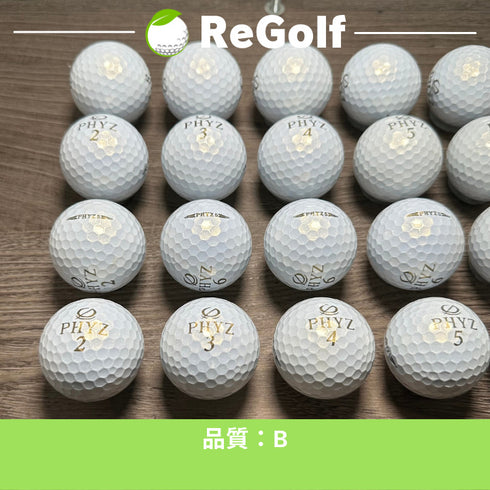 【中古】 ロストボール ブリヂストン PHYZ ファイズ ファイブ 5 パール 20球 Bランク ゴルフボール リゴルフ